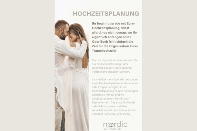 Hochzeitsplaner für den Norden